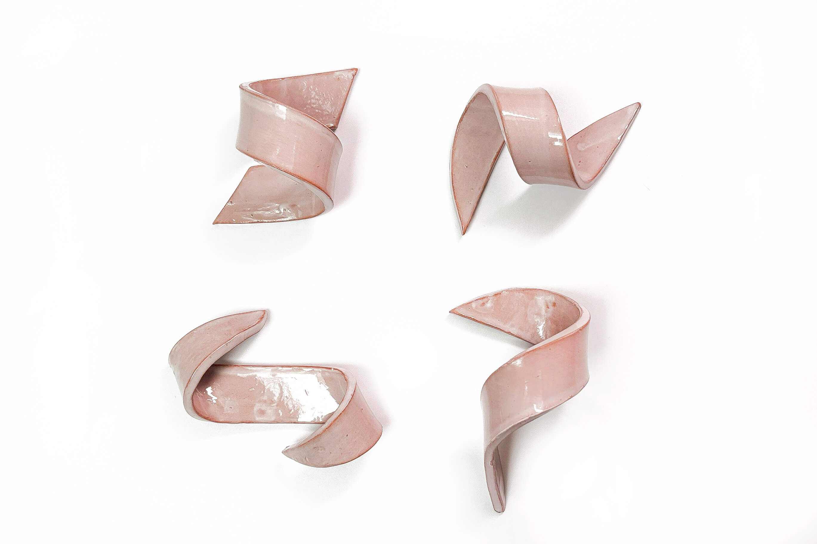 Rosamia - Arts de la table Vaisselle  : Set de 4 porte-couteaux Virgola